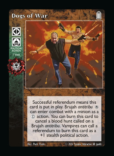 Dogs of War - Political Action