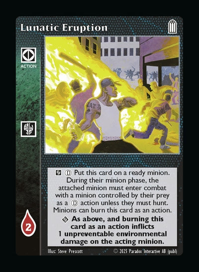 Lunatic Eruption - Action