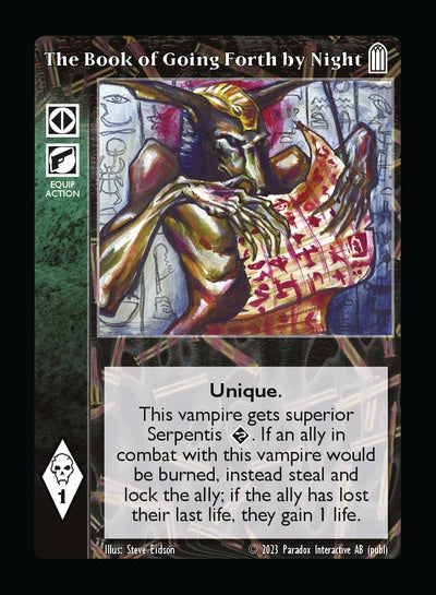 Book of Going Forth by Night The - Equipment