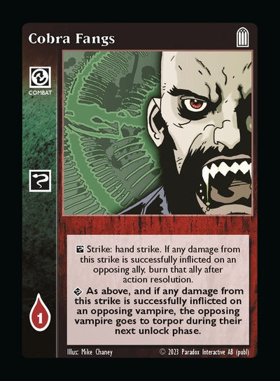 Cobra Fangs - Combat