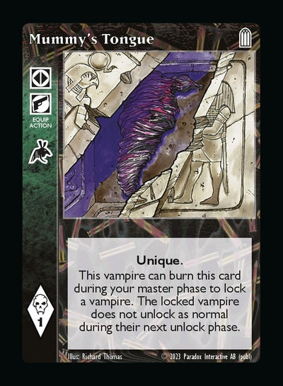 Mummy's Tongue - Equipment