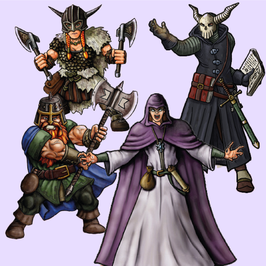 Pack de miniaturas de héroes