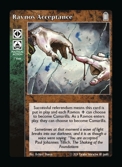Elder Ravnos Ravnos Acceptance - Political Action – Gamepod