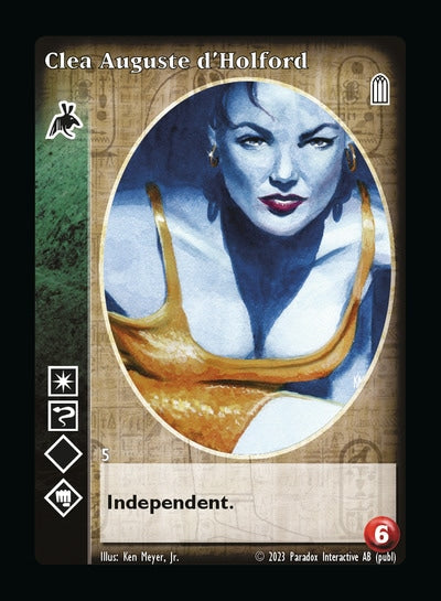 Clea Auguste d'Holford [5] - Follower of Set