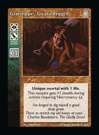 Giuseppe Gravedigger - Retainer