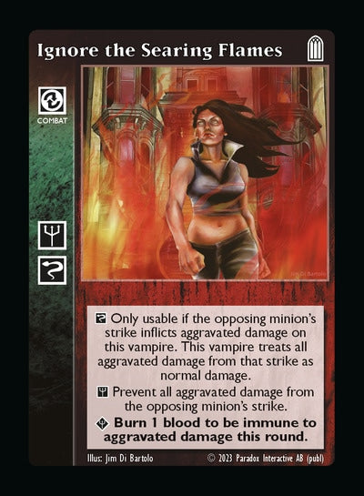Ignore the Searing Flames - Combat