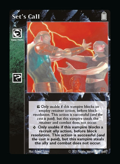 Set's Call - Reaction